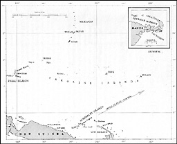 Map: Caroline Islands