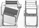 Fig. 7. Cutaway drawing of Babcock & Wilcox boiler (U.S. Maritime Commission)